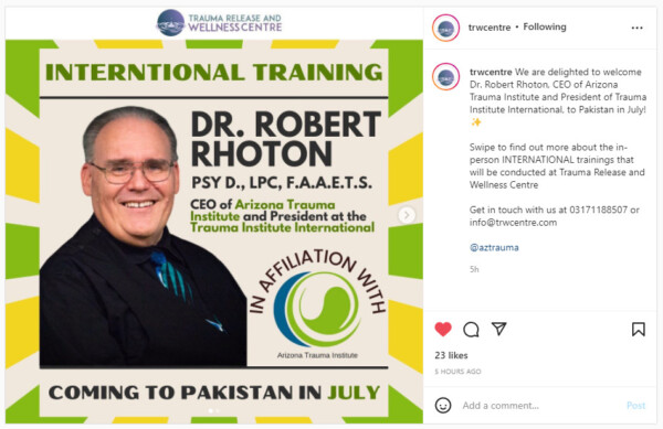 Dr. Rhoton Will Be Teaching in Pakistan in July 2022